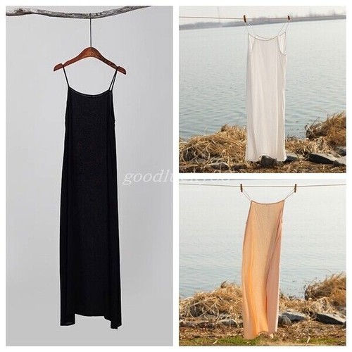 Women camis long slips dress - slips,