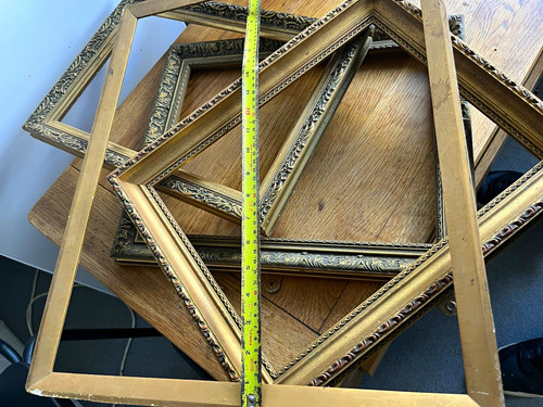 Ornate gold wood picture - picture, frame