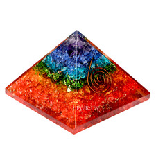 7 Chakra Orgone Pyramid -