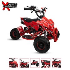 50cc High Speed Kids Mini ATV Quad Bike RED SPIDEY - Off Road  2 Stroke Petrol