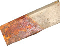 Rusty petrol tank leaking - rusty,