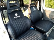 FODERE SEDILI COPRISEDILI  - SOLO ANTERIORI SUZUKI SJ 413 SAMURAI 85/03 nero