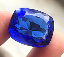 Natural 80 Cts Ceylon Blue Sapphire Cushion Cut Certified Loose Gemstone