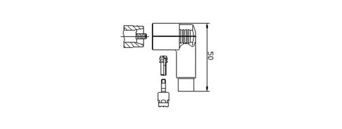 Distributor plug fits mercedes - plug,
