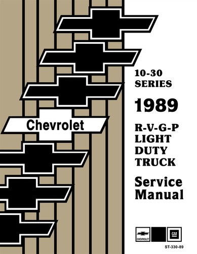 1989 chevrolet truck g - r-v, g-p