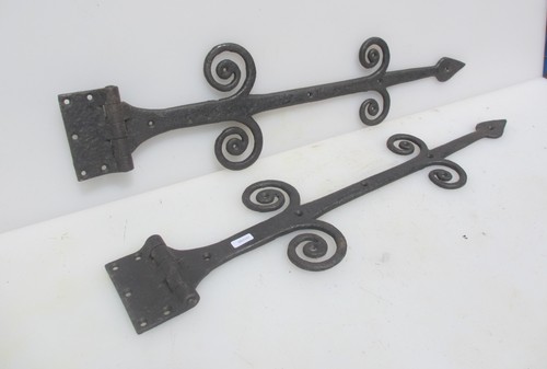 Vintage iron hinges gate - vintage,