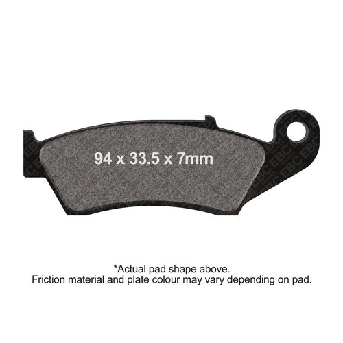 Ebc mxs sport sintered pad - sport,