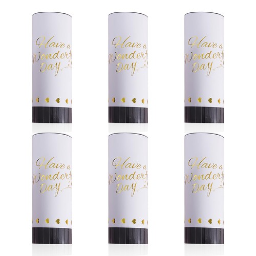 Biodegradable white confetti - 6,