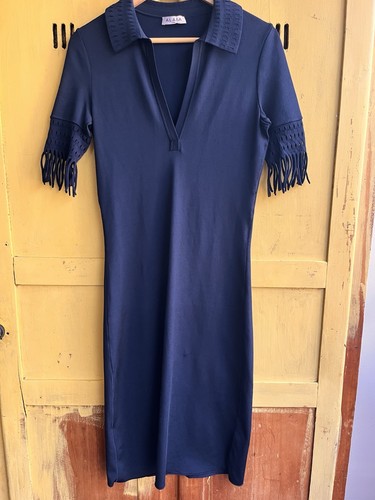 Alaia navy dress with - alaia,