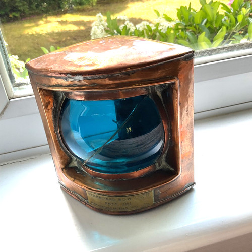 Antique copper ships starboard - copper,