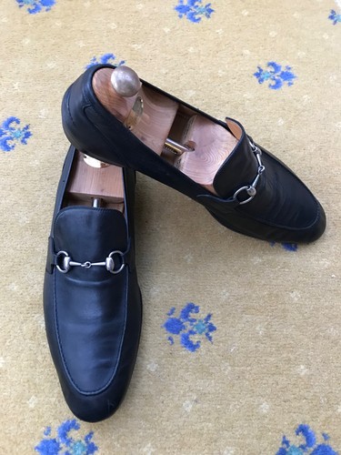 Gucci loafers leather shoes - leather,