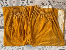 Vintage Pair Mustard Yellow
