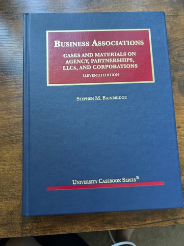 Business associations cases - business,