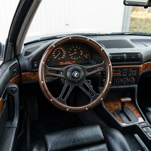 Real wood steering wheel - steering,
