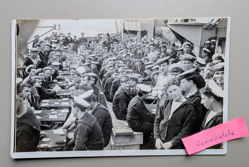 Old photo men military naval - old,