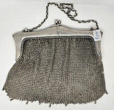 Antique Silver Purse Hallmarked 155 Grams of Silver 