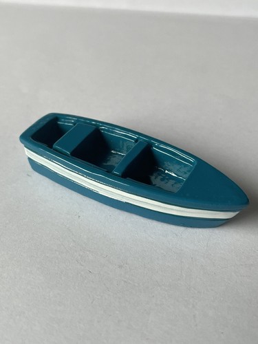 Painted resin row boat 76 - row, 1/76