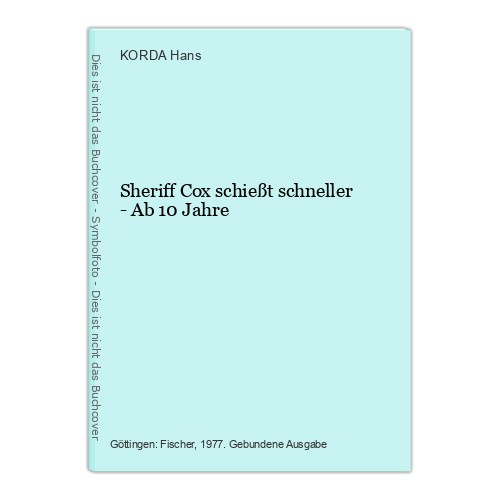 Sheriff cox schießt schneller - cox,