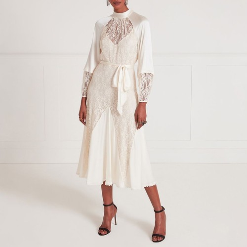 Temperley london cream - cream, silk