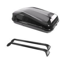 Roof Bars & Roof Box 420L for Volvo V60 MK2 2018-2022 With Flush Roof Rails