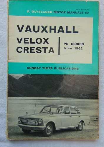 Vauxhall velox cresta pb - velox, &