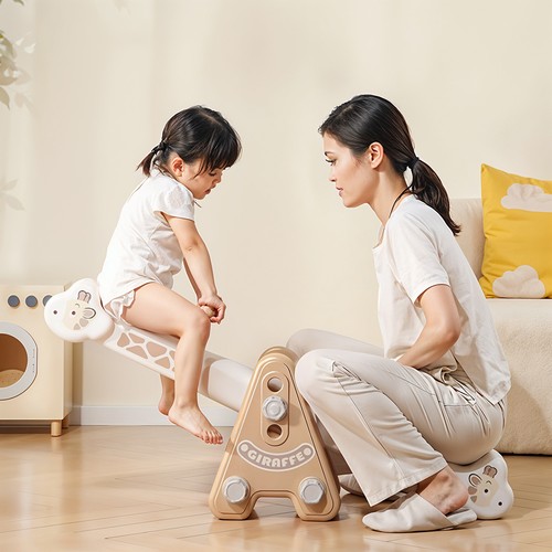 Cute giraffe seesaw children - seesaw,