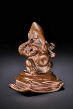 Ganesha Hindu bronze figure