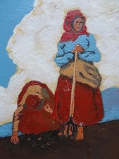 Oil painting in the style of