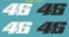 2 x ROSSI 46 decal graphic