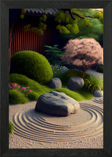 Zen Garden Framed Wall Art