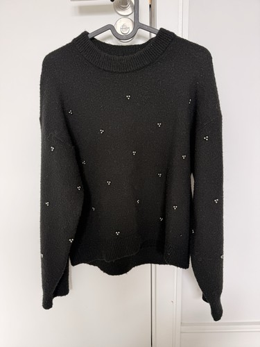 Women black jumper with - black,