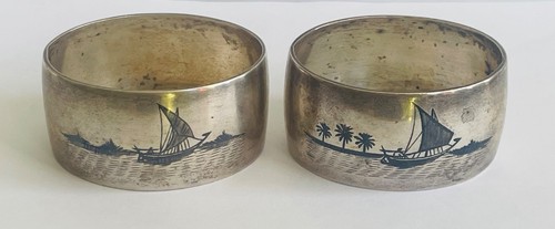 Vintage arab silver - vintage, niello