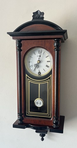Vintage wooden wall - vintage, clock
