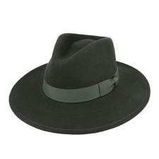Men Women Wool Felt Crushable Fedora Hat- Wide Brim Wool Fedora Hat Handmade Hat