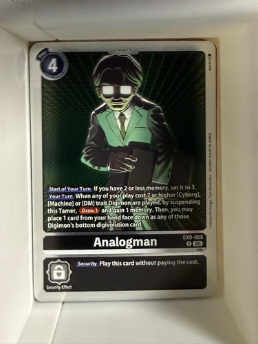 Analogman ex9 068 rare - analogman, r