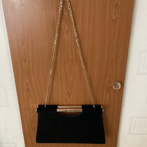 Dune london black suede - suede, clutch