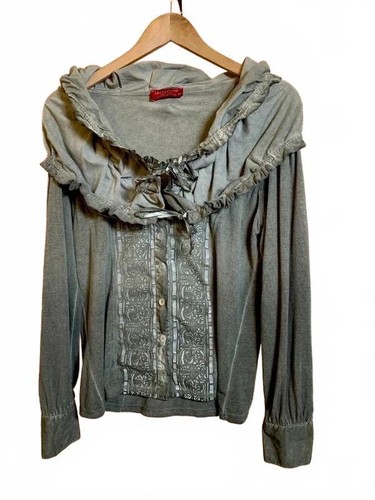 Lisa campione grey distressed - campione,