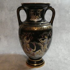 GREEK VASE URN TWIN HANDLE