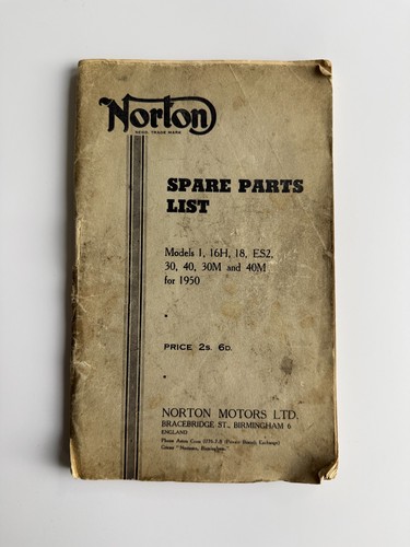 Norton motorcycle spare - motorcycle, parts