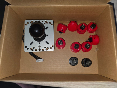 Arcade joystick and buttons - and, 10