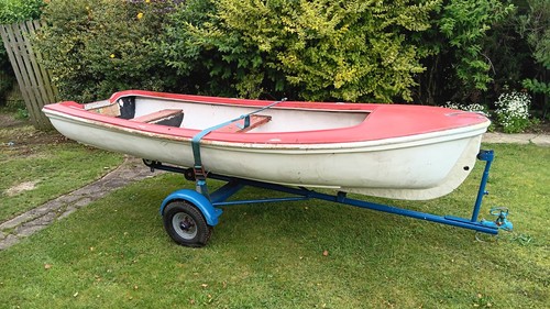 14ft fishing boat rowing - 14ft,