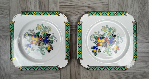 Vintage square side plate - square, 2