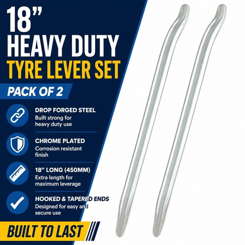 Heavy duty tyre levers - 18",