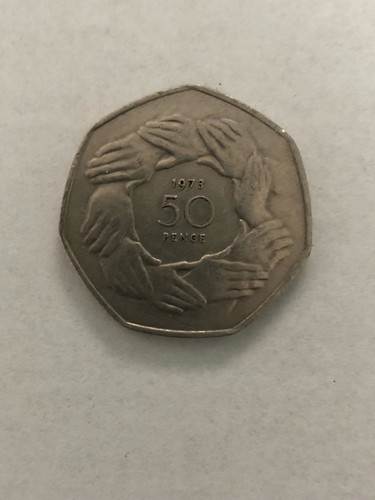 1973 50p eec - ring, of