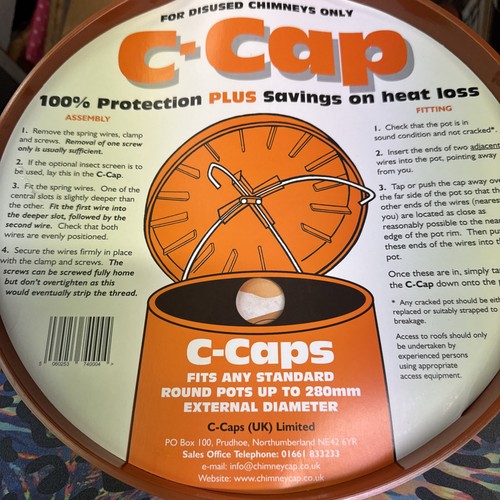 Cap disused terracotta - c-cap,