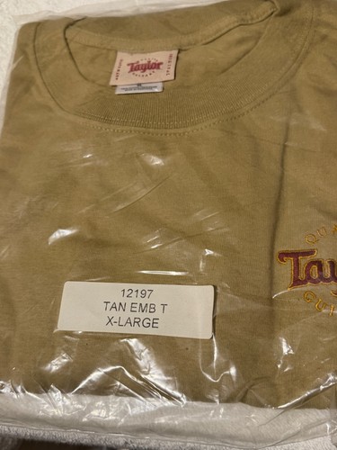 New taylor guitars shirt - new,