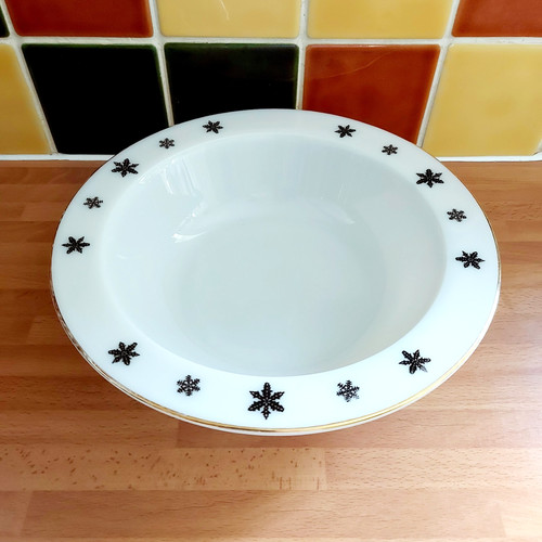 Vintage jaj pyrex gaiety - gaiety, black
