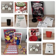 YAHTZEE by MB GAMES Family Dice Game - Choose your Spare Pieces Parts