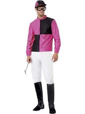 Jockey Costume, Black & Pink