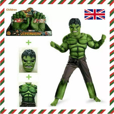 UK Boys Hulk Fancy Dress Kids